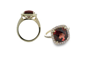 custom-jewelry-garnet-ring-with-diamon-halo-in-14kt-yellow-gold